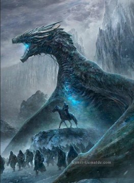 Zauberwelt Werke - Night King White Walkers und Dragon Spiel der Throne